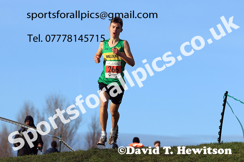 Boys under-15s 2024 NECAA Cross Country Champs., Temple Park, South Shields. Photo: David T. Hewitson/Sports for All Pics
